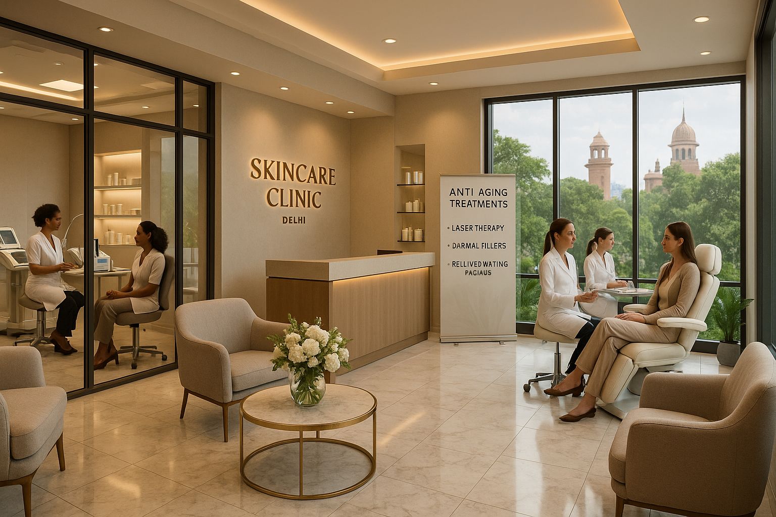 Most Popular Skincare Clinics for Anti-Aging Treatments in Delhi