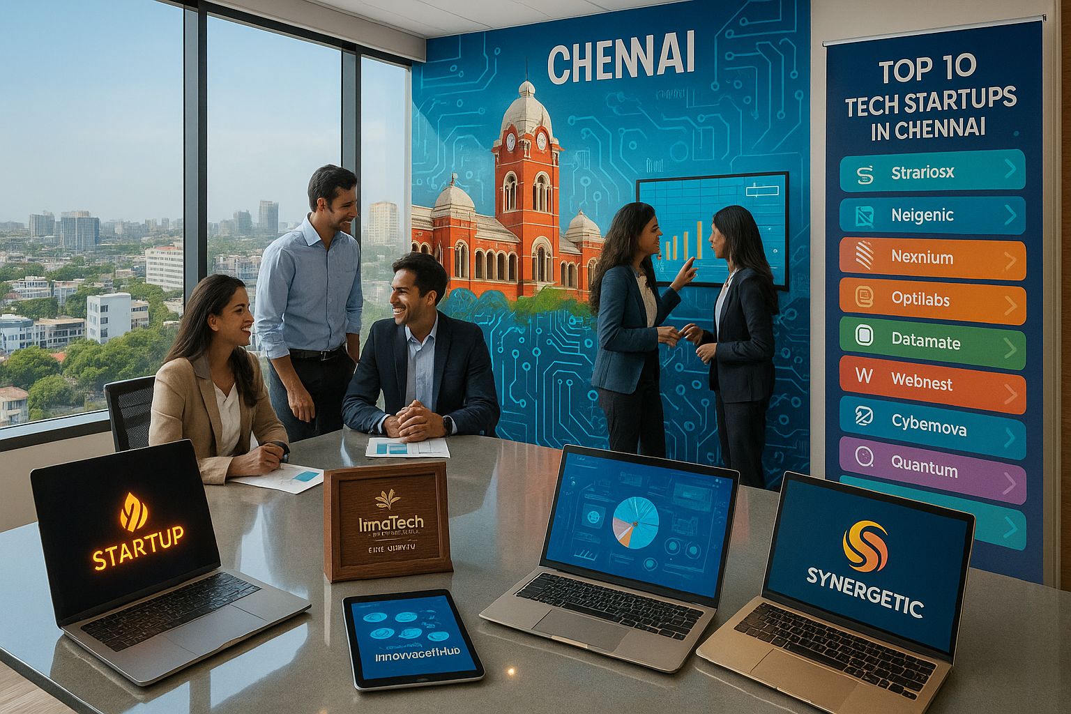 Leading 10 Tech Startups in Chennai