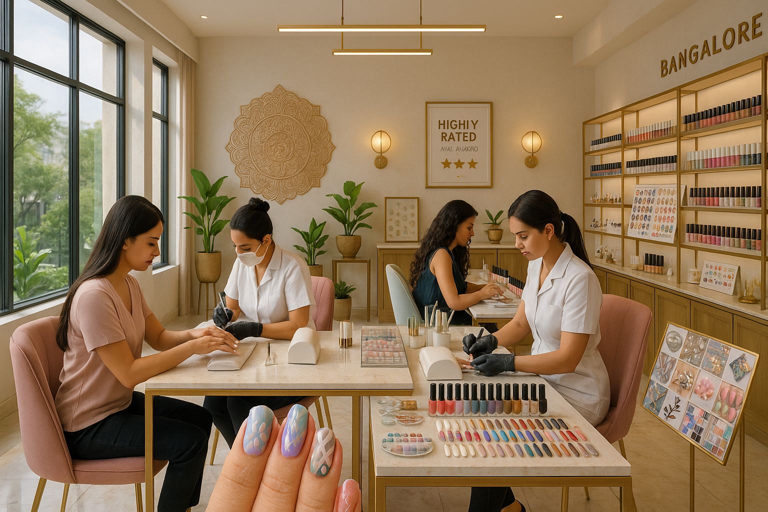 Highly Rated Nail Art Studios in Bangalore